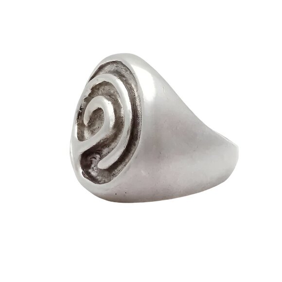 Vintage Sterling Silver Robert Lee Morris RLM Studio Swirl Maze Ring Size 6.25 - Picture 8 of 10
